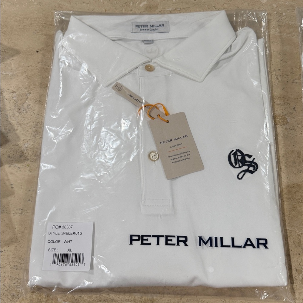 PETER MILLAR Solid Performance Jersey Polo Golf N… - image 3